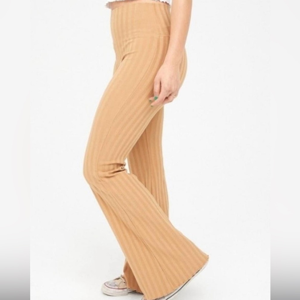 Aerie Offline High Rise OG Ribbed Tan Leggings/small/NWOT